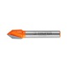 Broca para router, corte en «V», 3/8″