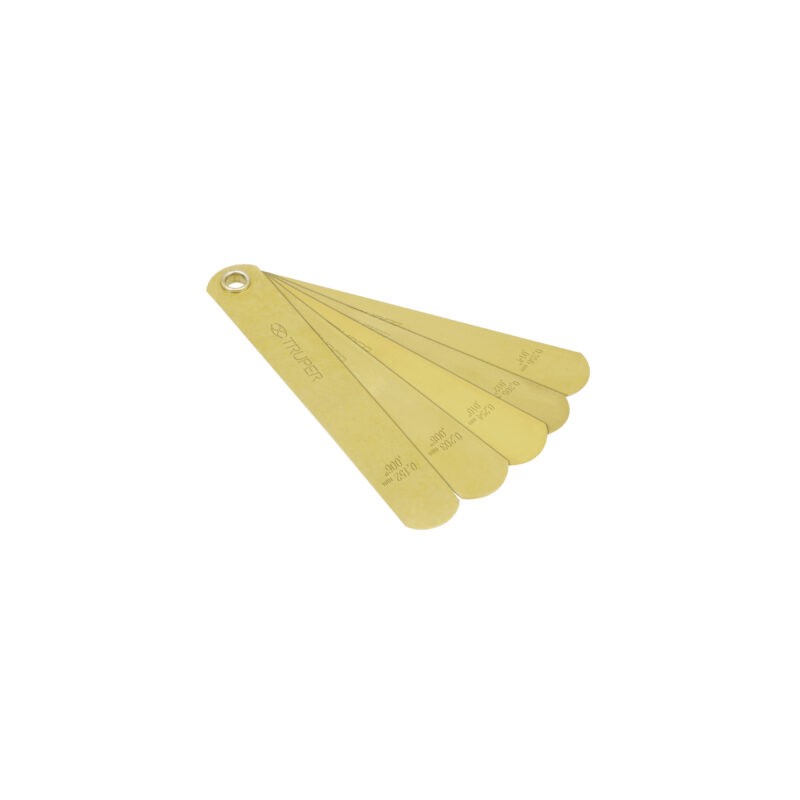 Calibrador para botadores, 6 hojas