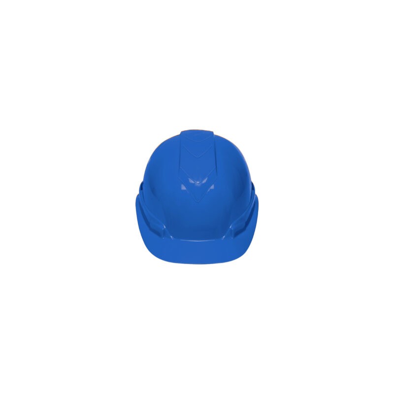 Casco de seguridad, ajuste de matraca, azul