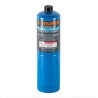 Cilindro de gas propano de 400 g, azul