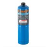 Cilindro de gas propano de 400 g, azul