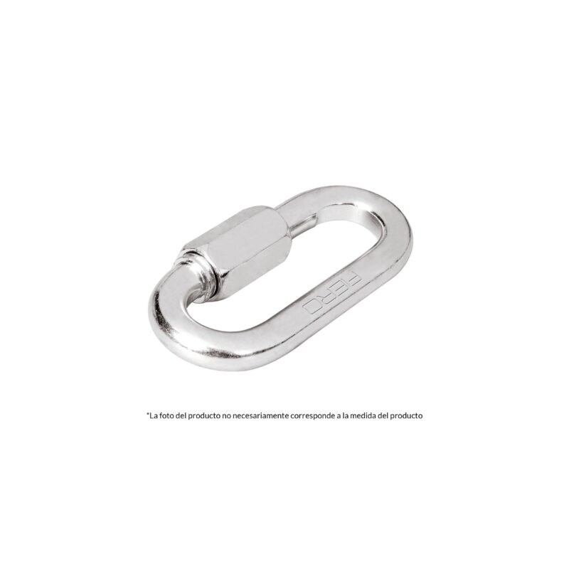 Bandola con seguro, de acero, 3/8″